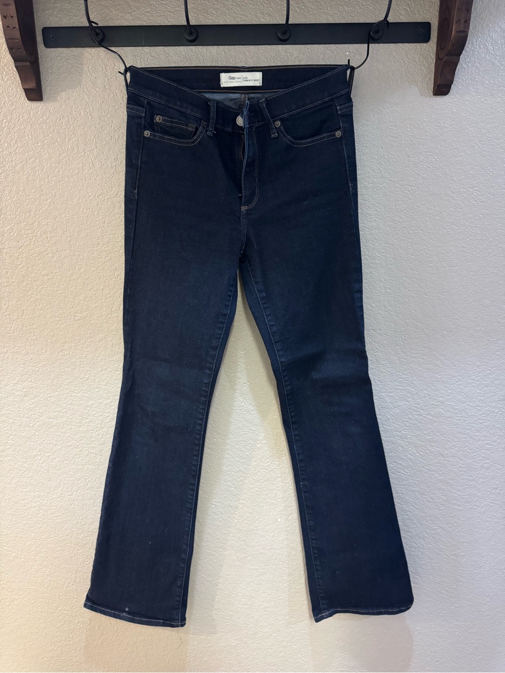 GAP Dark Indigo Wide-Leg Jeans